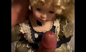flashing with a stoneware doll