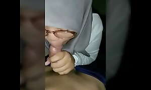 Bokep Indonesia Hijab Orall-service - coitus flick porno sexjilbab