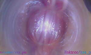 Melissa aggregate camera deep inside in her wet creamy pussy (Full HD pussy cam, endoscope)
