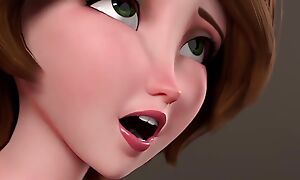 Obese Hero 6 - Aunt Cass Cunning Lifetime Anal (Animation with Sound)