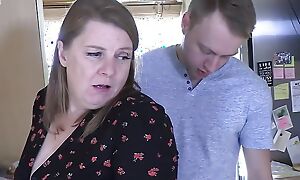 Mature busty stepmom acquires anal sex unfamiliar youthful stepson