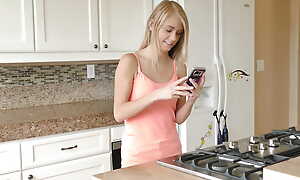 Sexting Blonde Stepdaughter Left Do a disappearing act In Creampie Jism In The Pantry