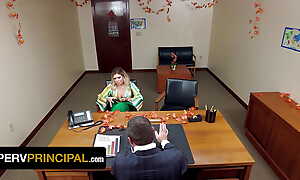 Vivianne Is Back Over and above With The Perv Principal's Office, & She Has Connected with Save Her Step Daughter