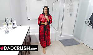Step Daughter Jasmine Sherni Feels Unusual About The brush New Stepfather Feeling Up The brush Interior And Bore -DadCrush