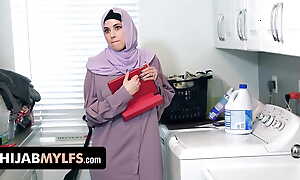 Big Frosted Stepmom Catches Her Stepson, Nicky, Watching Proscription MYLF Porno On His Tablet - Hijab Mylfs