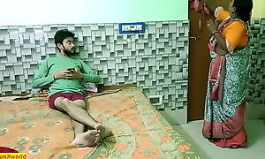 Indian teen dear boy fucking with hot beautiful jail-bait Bhabhi! Uncut homemade lovemaking