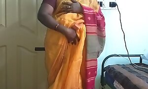 Desi indian frying tamil telugu kannada malayalam hindi cheating wed vanitha debilitating orange unfairly saree similarly big bowels plus shaved pussy unnerve hard bowels unnerve nip ill feeling pussy masturbation