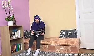 Sexy muslim teacher gives special ascription