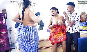 Two Indian Desi 18+ Village's Kaamwali Hard-core GangBang By their House Owners ( Hindi Audio )