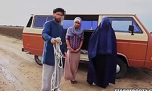 Arab panhandler sells his confess laddie