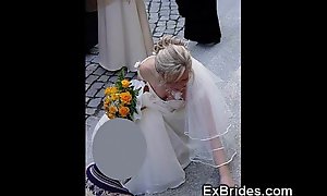 Real Sexy Brides Upskirts!