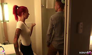Big fish jolly along Adorable Redhead German Legal age teenager with Wile fro Fuck