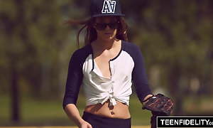 TEENFIDELITY - Kirsten Lee Creampied By Softball Coach
