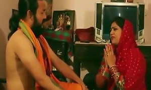 ashram guru copulates inept Indian housewife