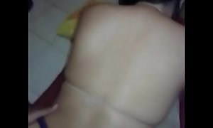 Indonesian Woman big pest wear gstring swaying is very squeamish
