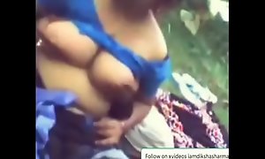 Big Boobs Desi Bhabhi Sex with Dewar in Public Park [Bangla]