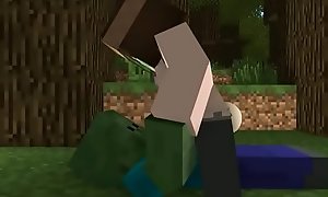 Porn animation (Minecraft sexual relations Zombie and Girl)by DOLLX