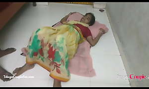 hot telugu aunty has hardcore clumsy dealings vulnerable along to floor