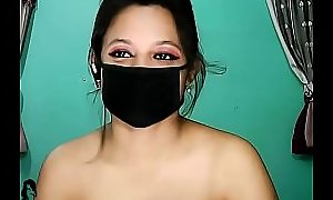 Desi Indian Chick Webcam Execration coupled with Spraying