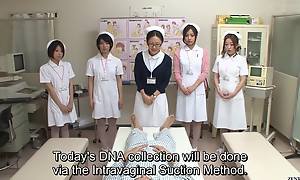 JAV CMNF organize of nurses federate naked for patient – Subtitled