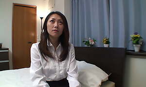 Soft Japanese mature is doing her first porn video