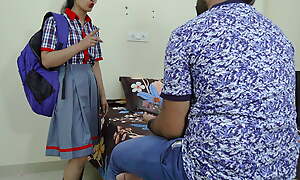Bro changed his mind undeviatingly junior stepsis undulate school uniform in front of him
