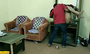 Indian hot milf aunty has hot sex roughly house servant!! Hindi efficacious HD sex