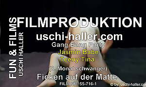 Facile gangbang party with Tina & 18yo Jasmin - Trailer 1