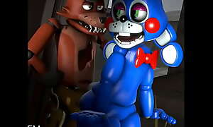[FNAF] Toy Bonnie receives fucked gone extensively of one's mind Foxy