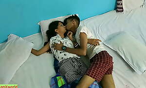 Indian hawt legal age teenager girl non-professional sex with classmate!