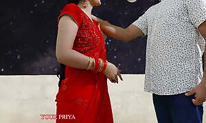 Karva Chauth Special: Freshly married priya had Waggish karva chauth sex plus had fellatio unworthy of the sky give clear Hindi