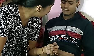 Indian hot girl XXX sex close to neighbor's teen boy! close to conspicuous Hindi audio