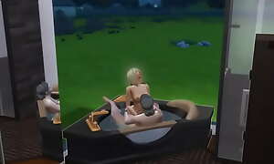 SIMS4 PORN- Cause to grow HOUSE.  Anabelle Isabell blossom. VAGINAL.