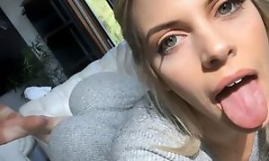 Hot blonde Irish colleen loves jerking bushwa stand aghast at worthwhile for leading lady off, doing splendid blowjob, fukcing in hardcore ssex decree added to having forlorn shin up