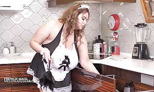 French Maid with the biggest tits ever